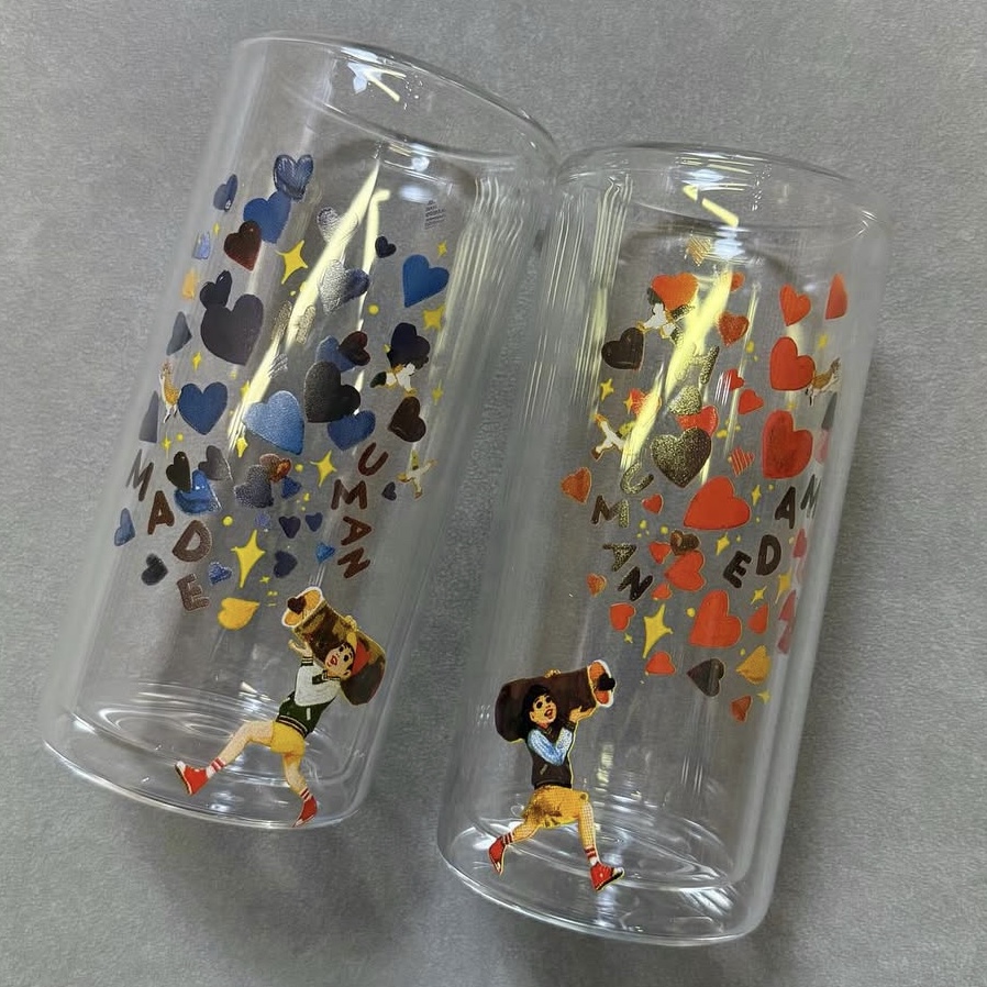 Human Made Keiko Sootome Double Wall Glass Navy 착용 스타일