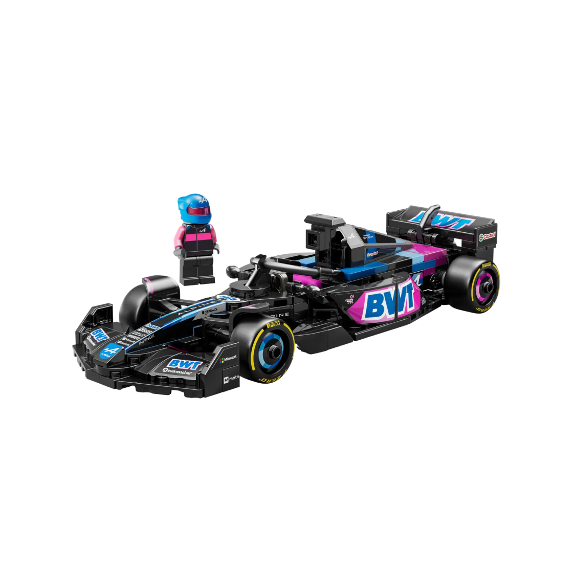 레고 스피드 챔피언 BWT 알파인 F1 팀 A524 경주용 자동차