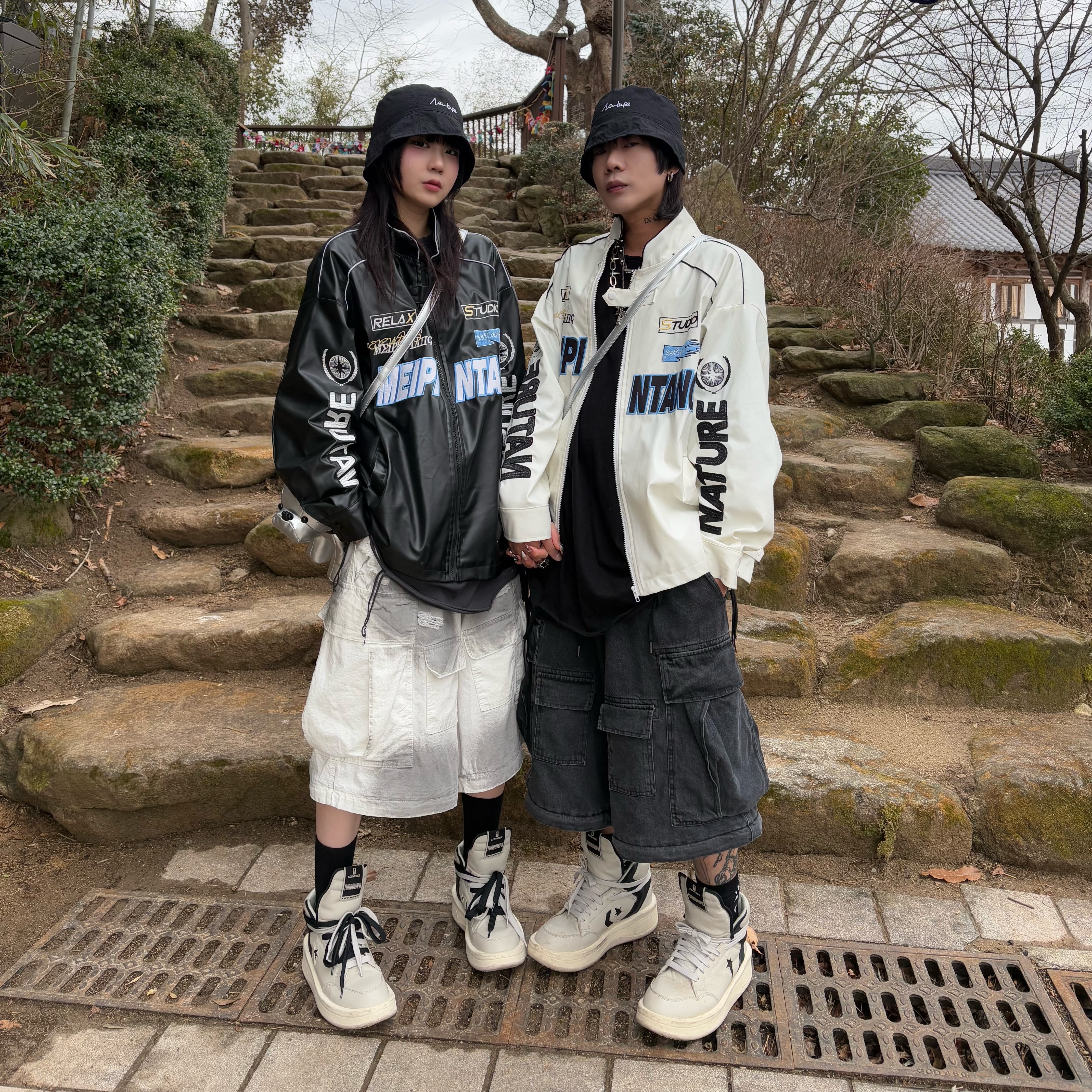 Converse x Drkshdw Turbowpn Pelican 착용 스타일 - 2
