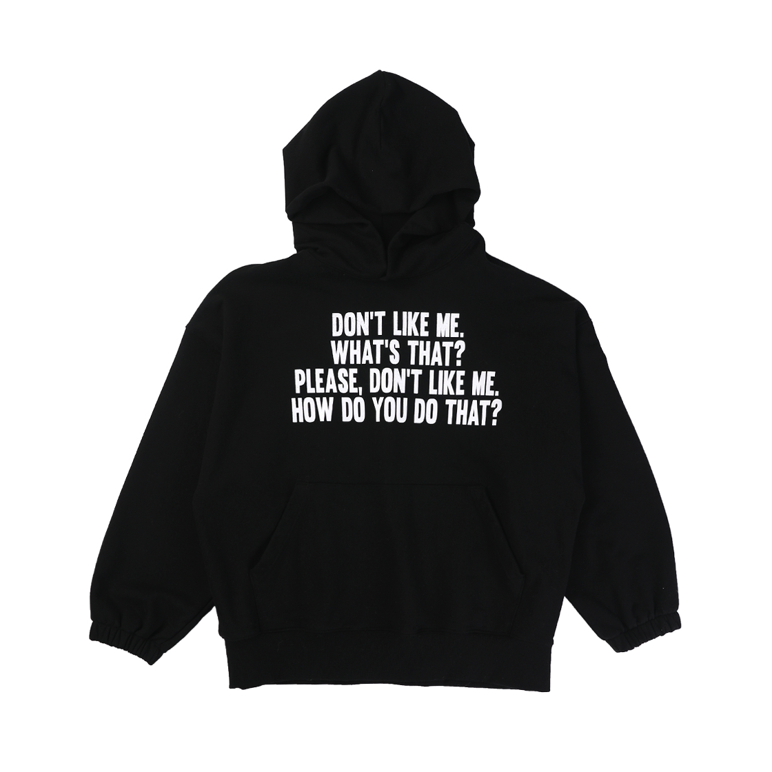DCDFTP001 / BK / F Depc Lettering Hood Black