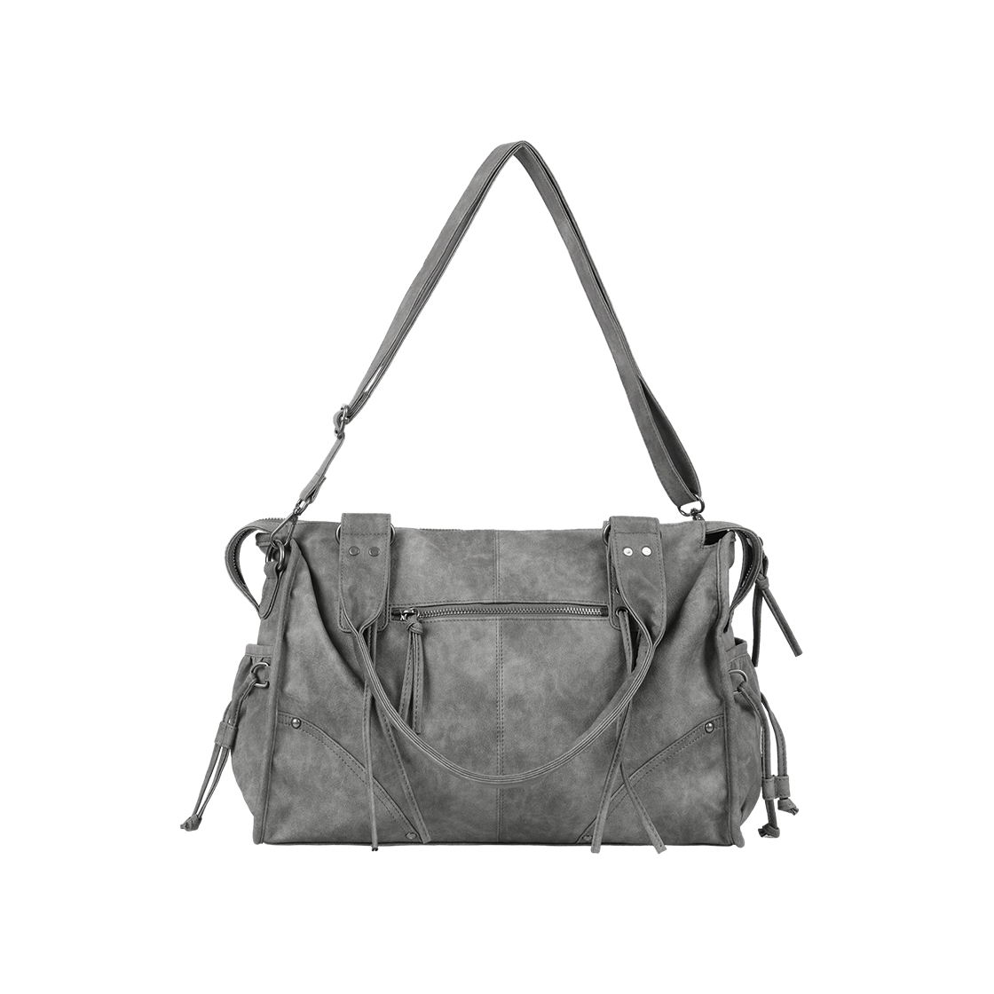 韓国商品/FANCY CLUB BELTED WASHING LEATHER BAG MUSINSA公式 | FANCY CLUB Belted Washed Leather Bag (BLACK