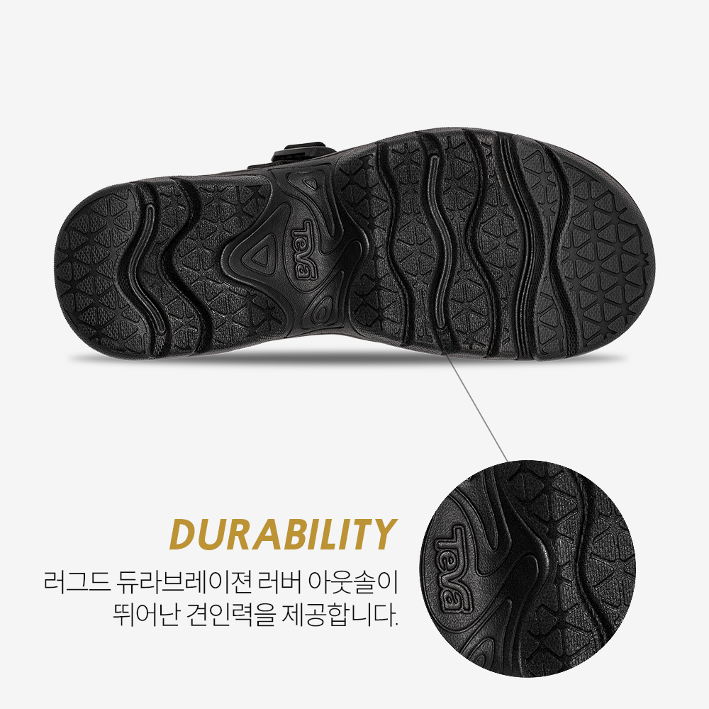테바 여성 허리케인 엠프솔 가일라 (BLK)(TEVA Women Hurricane Ampsole Gaila (BLK)) - 6
