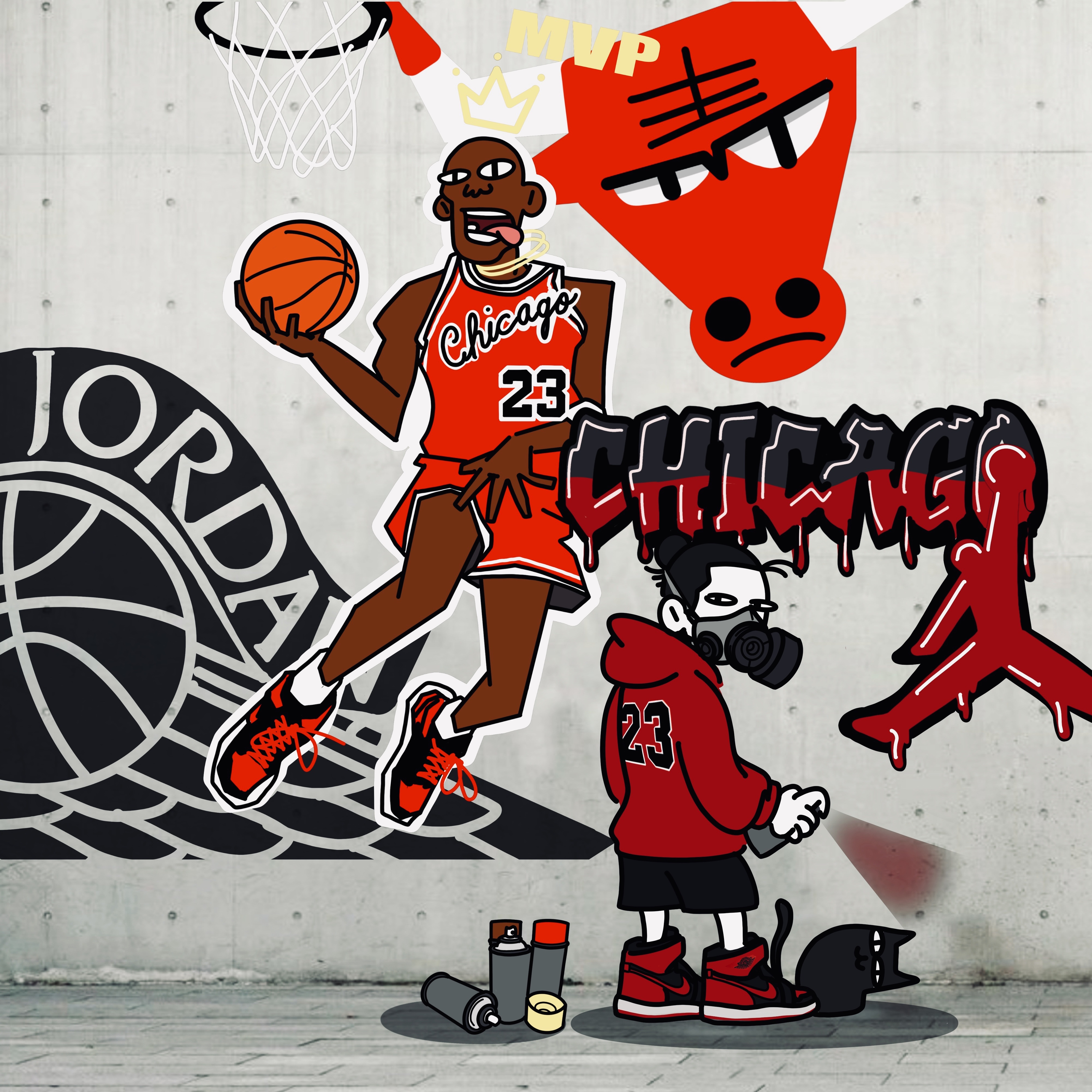 Jordan 1 High 85 Bred 착용 스타일 - 2