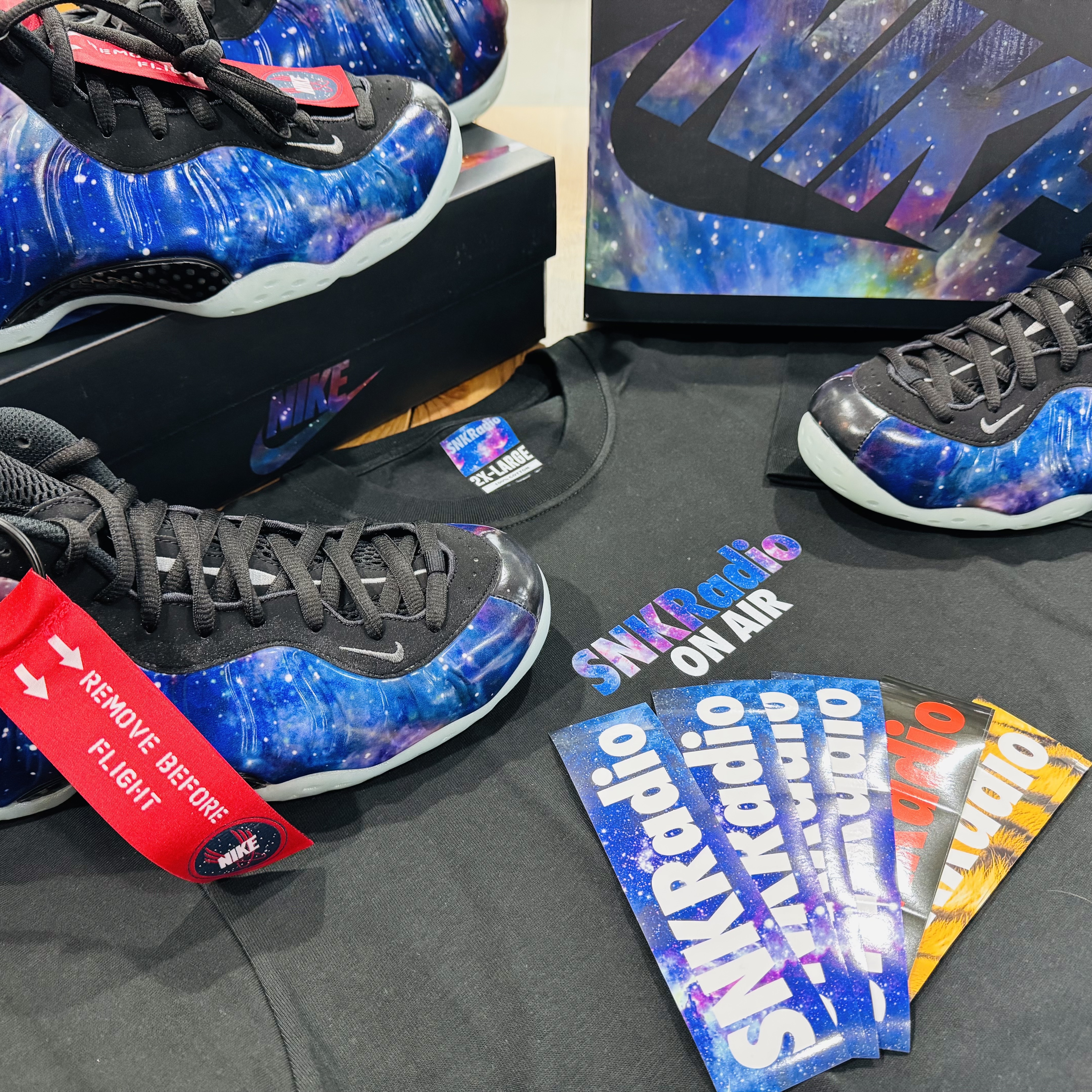 Nike Air Foamposite One Galaxy 착용 스타일 - 2