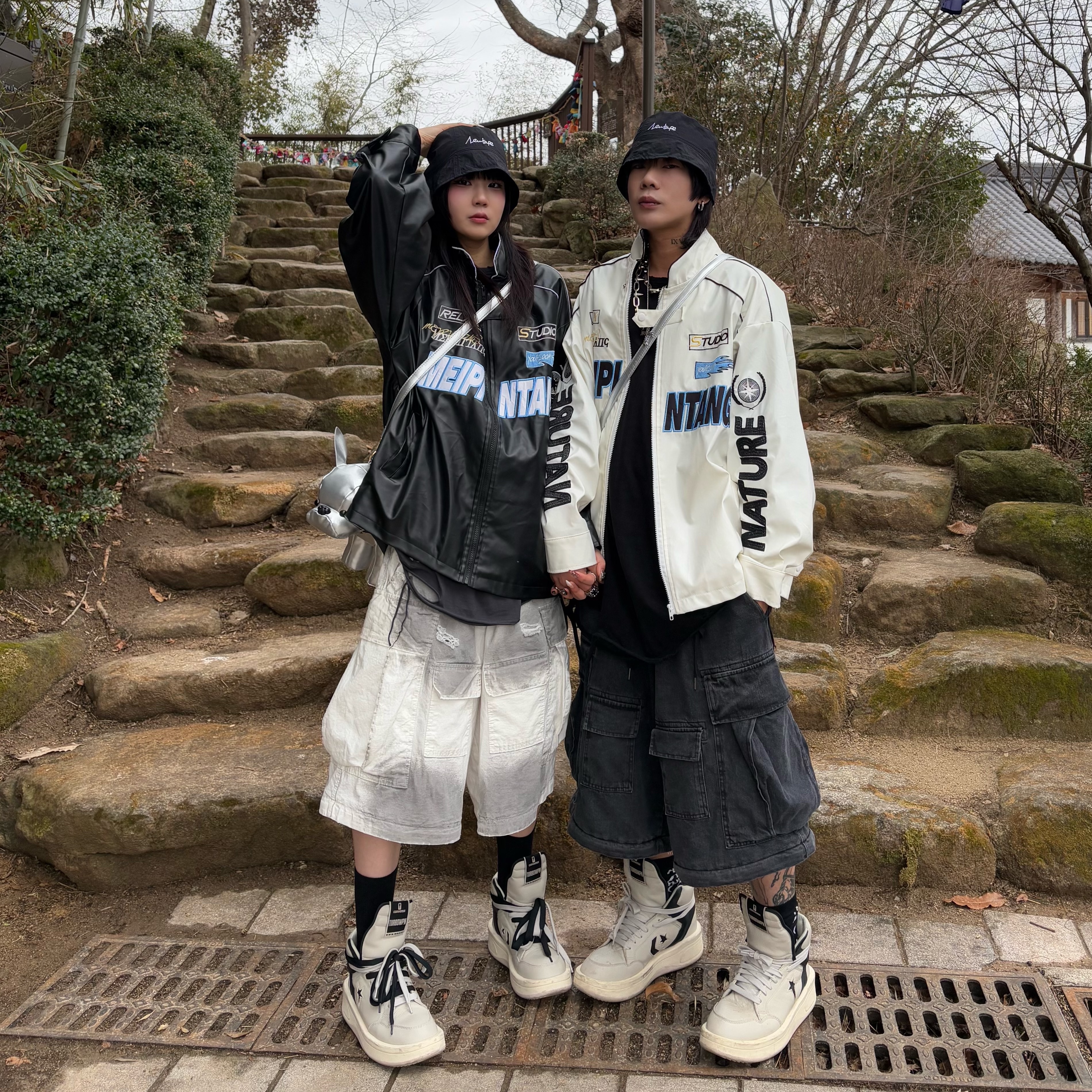 Converse x Drkshdw Turbowpn Pelican 착용 스타일 - 1