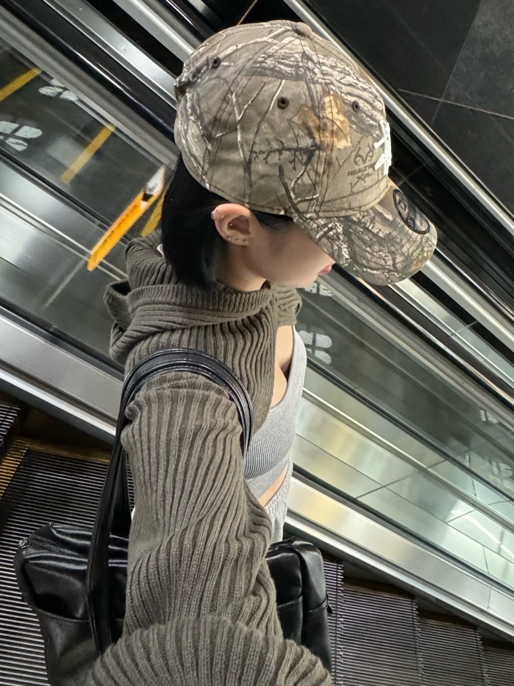 Stussy Basic New Era 9Twenty Basic Strapback Real Tree Edge 착용 스타일