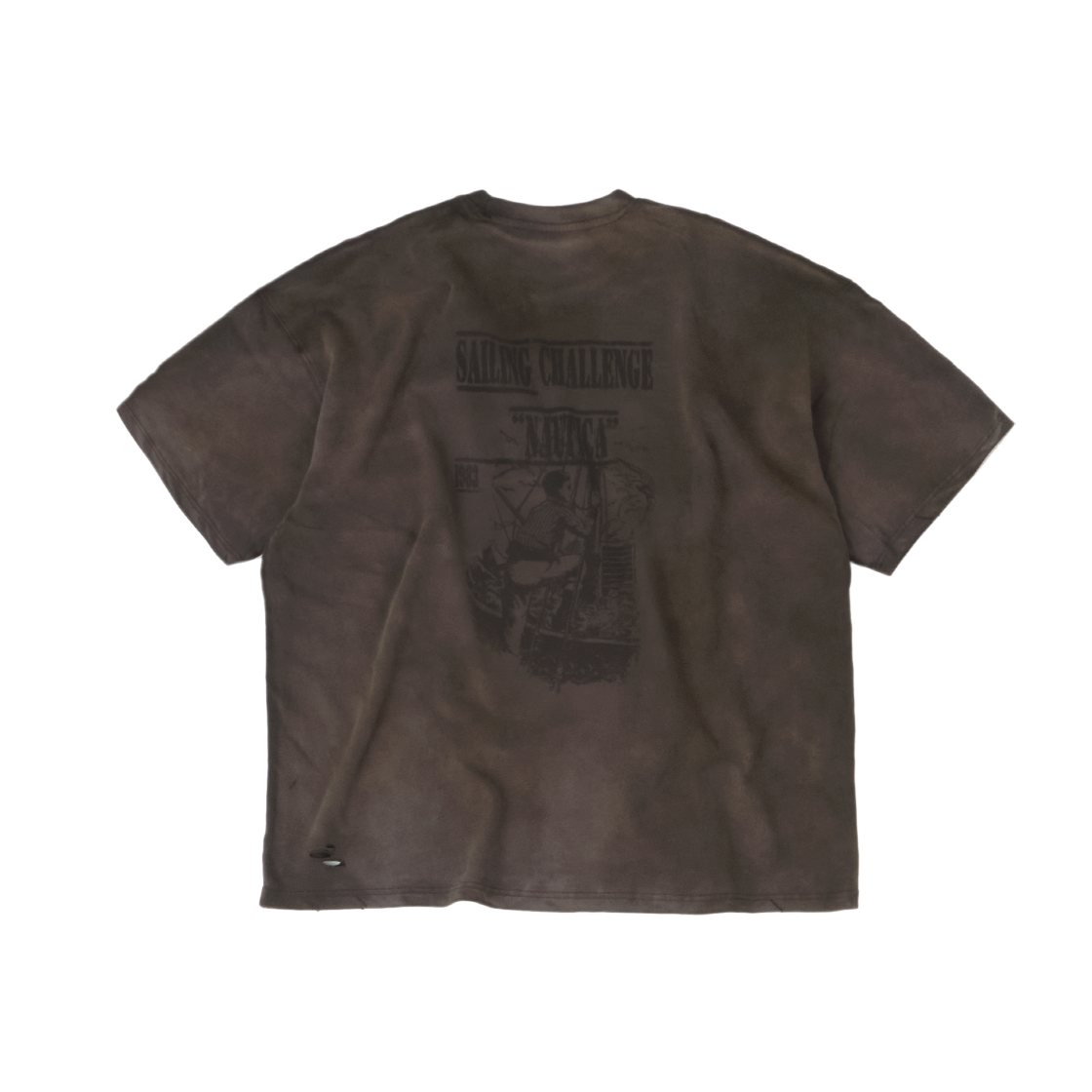 【NAUTICA×UNDERMYCAR】25ss LETTERING STAMP TEE 노티카 X 언더마이카 세일링 스탬프 티셔츠 | Undermycar | KREAM