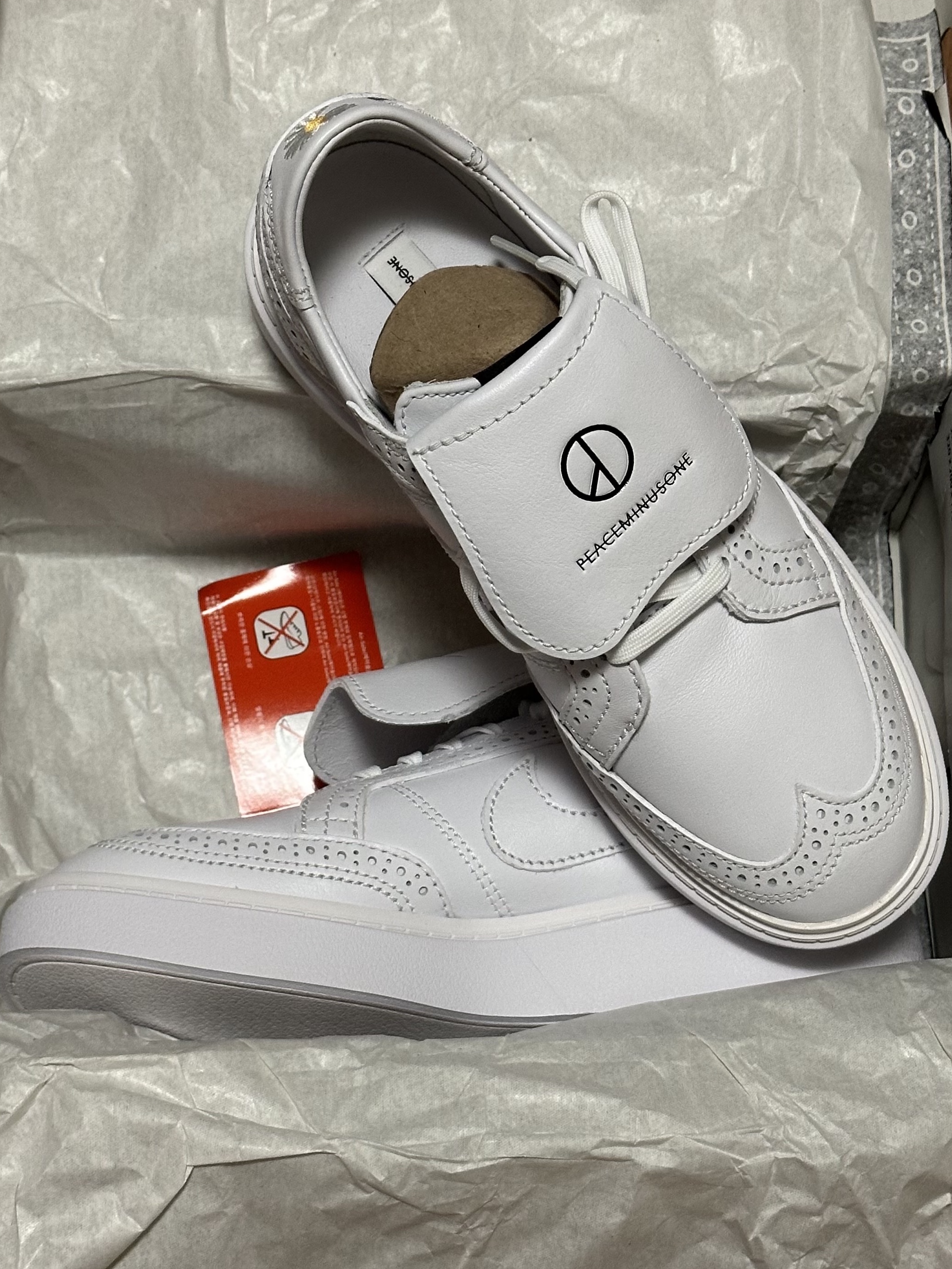 Nike x Peaceminusone Kwondo1 White 착용 스타일 - 2