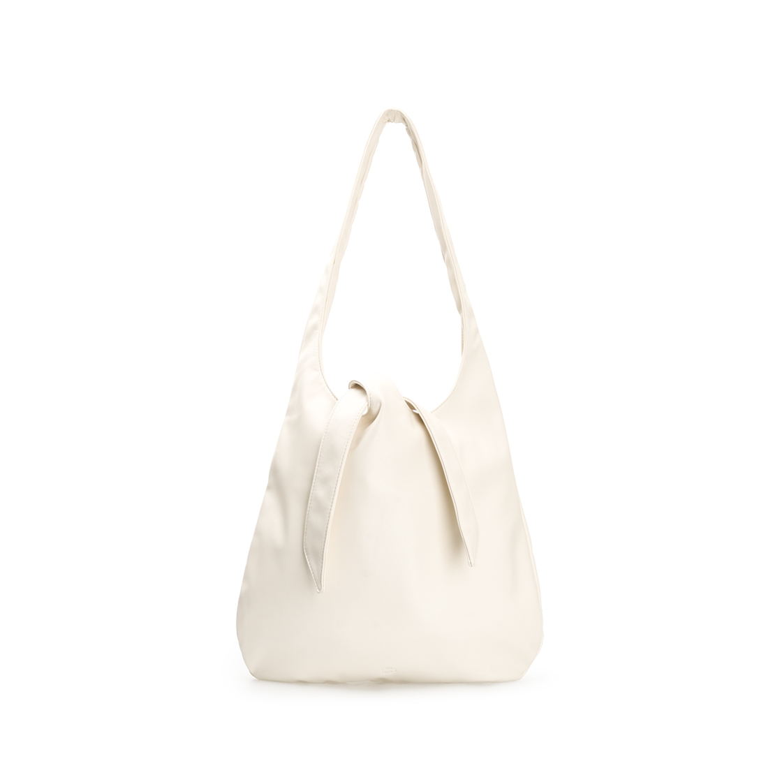 꼬모드빈티지 타이 숄더백 3컬러 (블랙,라이트옐로우,크림)(Kommod Vintage Tie Bag 3Color (Black,Cream,Light Yellow)) - 2