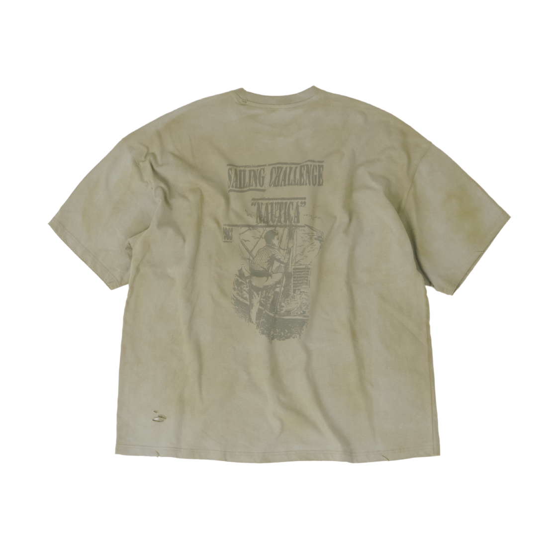 【NAUTICA×UNDERMYCAR】25ss LETTERING STAMP TEE NTC X UMC LETTERING STAMP TEE : Undermycar
