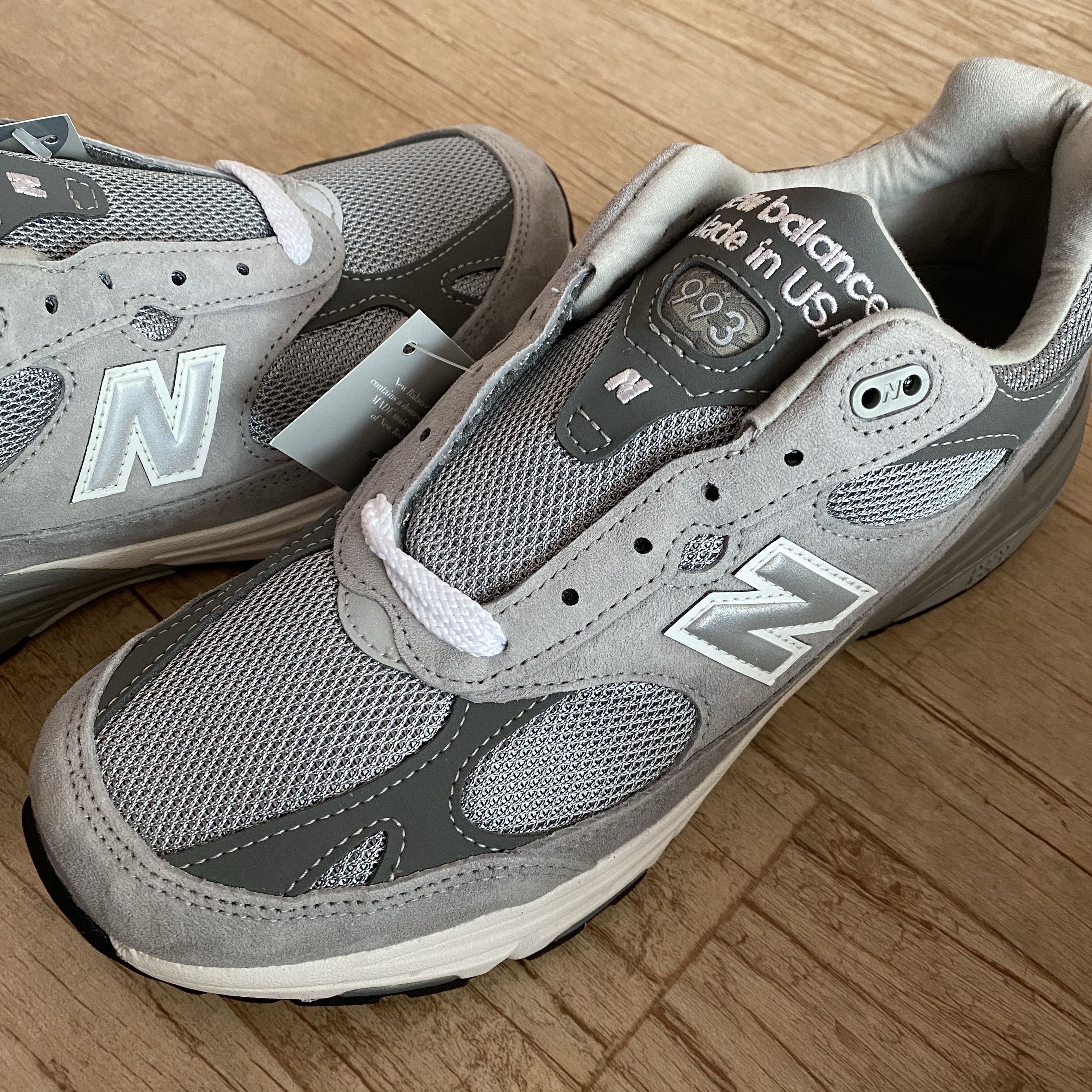 New Balance 993 Made in USA Grey - D Standard 착용 스타일