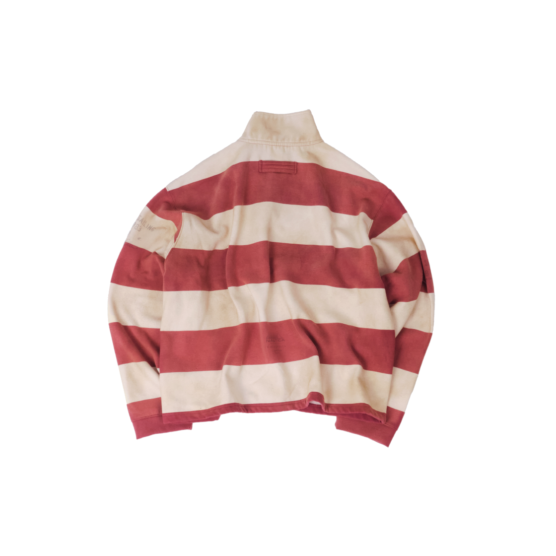 【NAUTICA×UNDERMYCAR】25ss DAMAGED OPEN COLLAR PULLOVER UNDERMYCAR X NAUTICA] NTC X UMC DAMAGED OPEN COLLAR PULLOVER