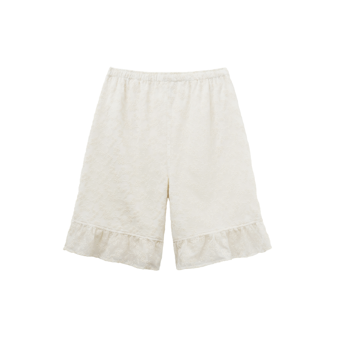 피브스피브스 엠브로이더드 미디 팬츠 아이보리(Peeves Peeves Embroidered Midi Pants Ivoly) - 2