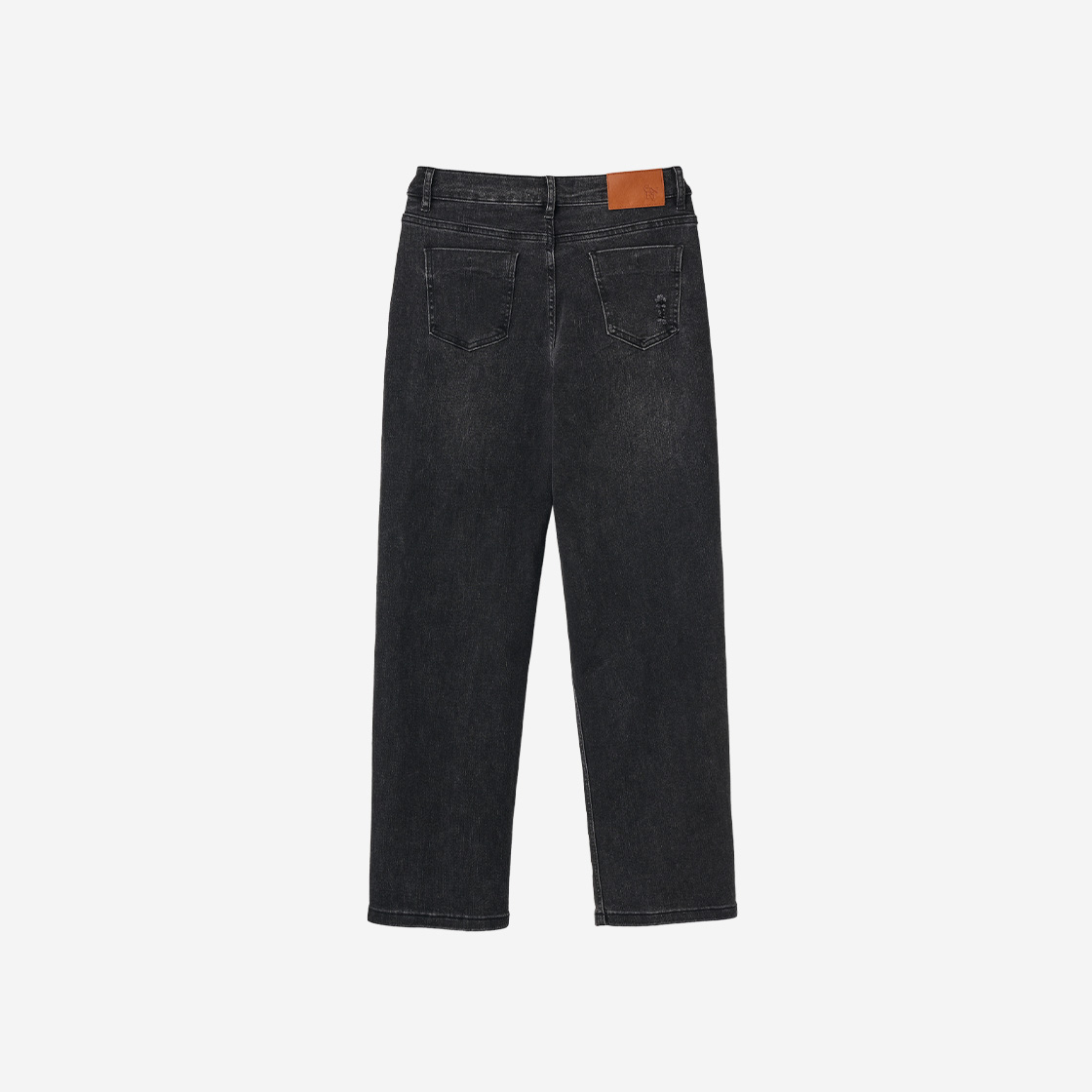 제너럴아이디어 우먼 스트레치 스트레이트 데님 팬츠 블랙(General Idea Woman Stretch Straight Denim Pants Black) - 2