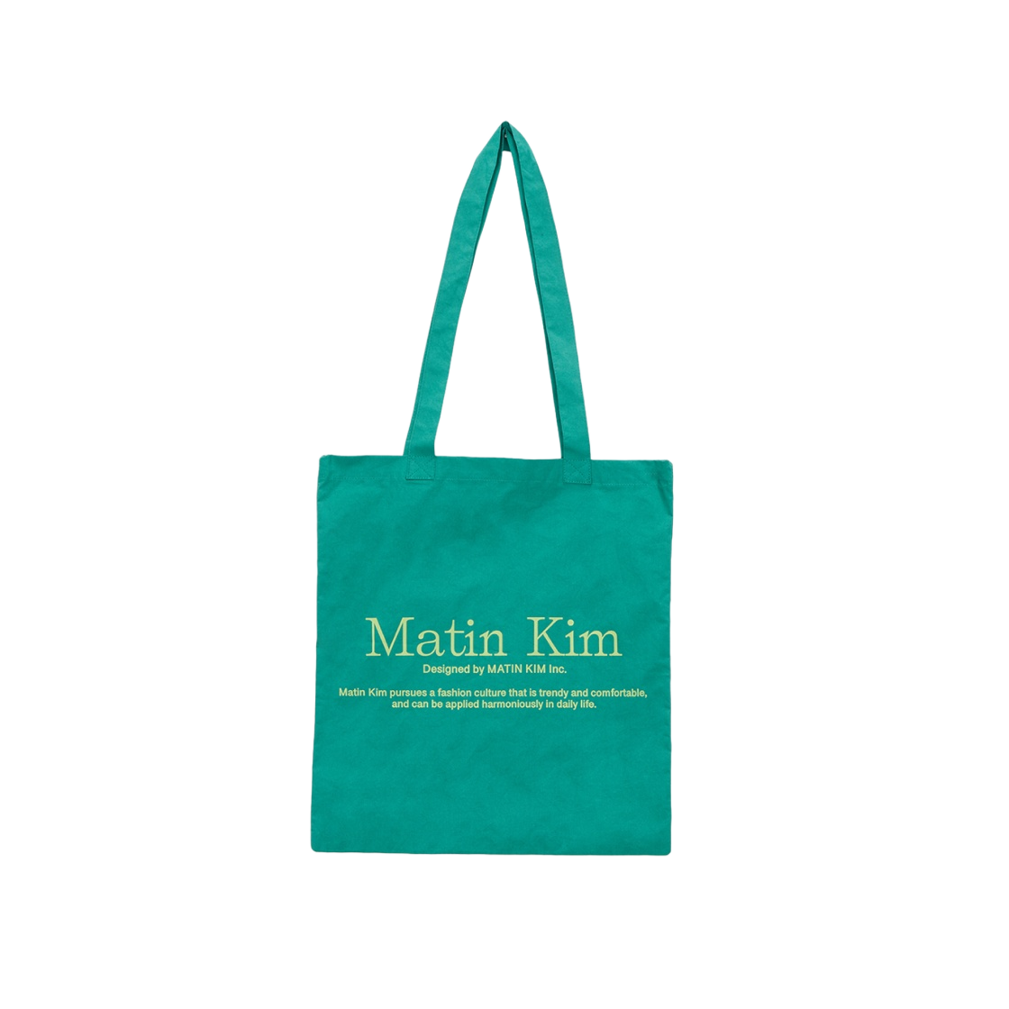 마뗑킴 마뗑 팝핀 에코백 그린 | Matin Kim | KREAM