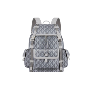 Dior Hit The Road Backpack Dior Gray CD Diamond Canvas