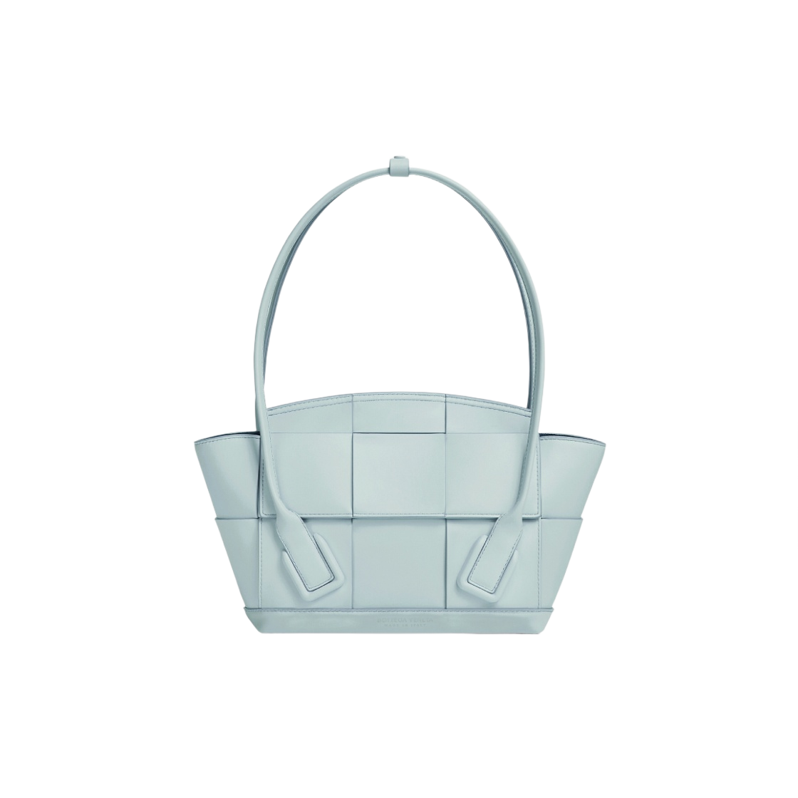 575943VMAP13902 Bottega Veneta Arco Leather Small Top Handle Bag Teal Washed