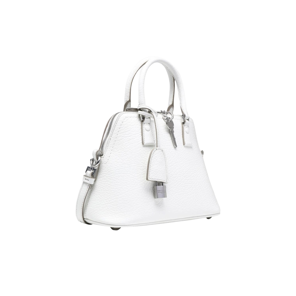 S56WG0082P0396T1003 Maison Margiela 5AC Mini Bag White - #3