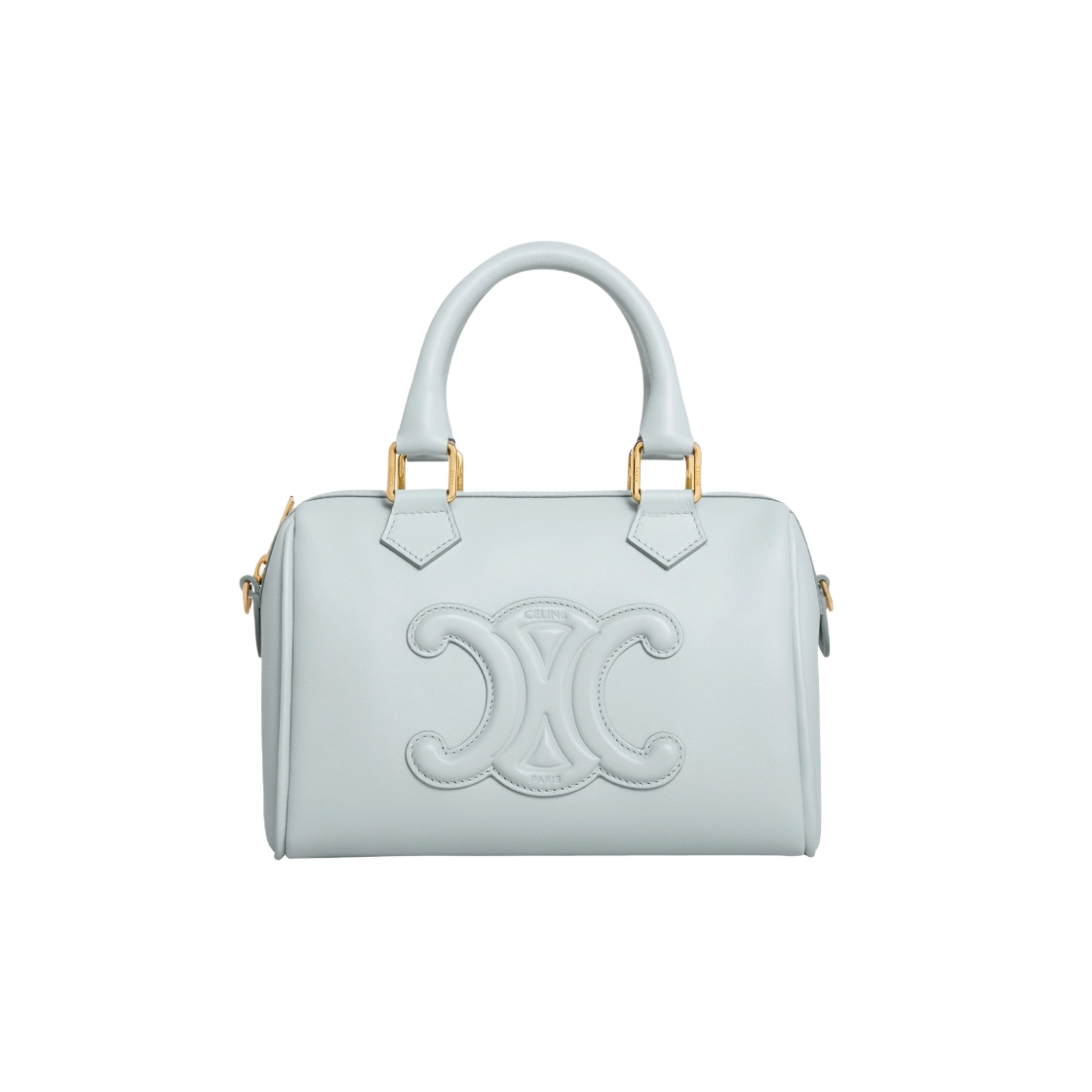 셀린느 스무스 카프스킨 스몰 보스턴 퀴르 트리옹프 소프트 블루(Celine Small Boston Cuir Triomphe in Smooth Calfskin Soft Blue) - 1
