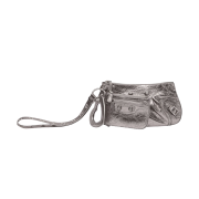 Balenciaga Le Cagole Mini Multipouch Metallized Silver