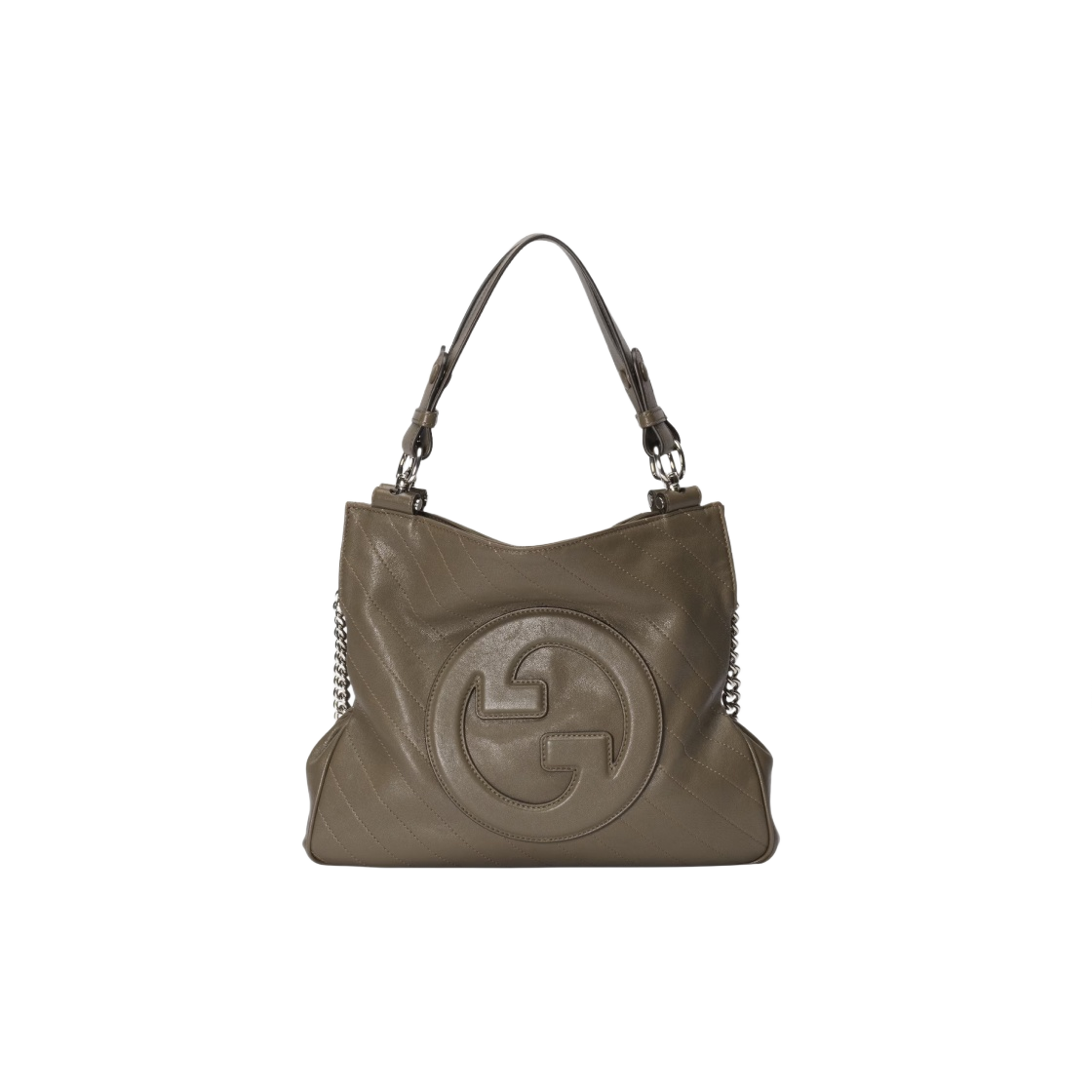 구찌 블론디 스몰 토트백 브라운 레더(Gucci Blondie Small Tote Bag Brown Leather) - 1
