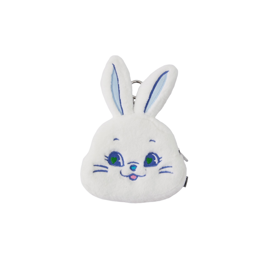 뉴진스 토끼 플러시 얼굴 파우치 화이트(NewJeans Tokki Plush Pouch White)