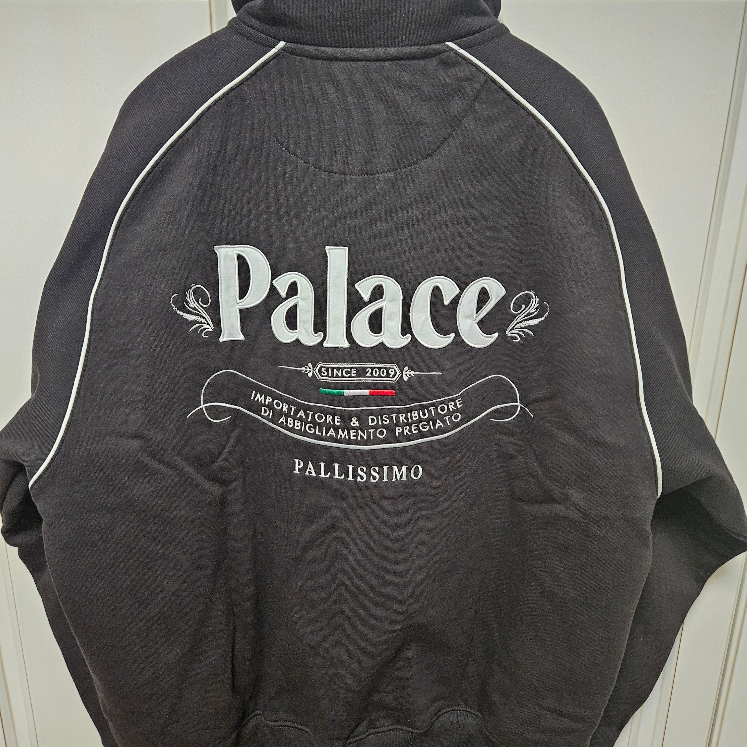 Palace Italia Zip Funnel Black - 24SS 착용 스타일 - 2