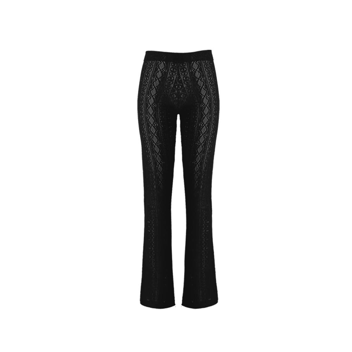아쎄이 레이스 벨바텀 팬츠 블랙(Assay Lace Bell Bottom Pants Black)