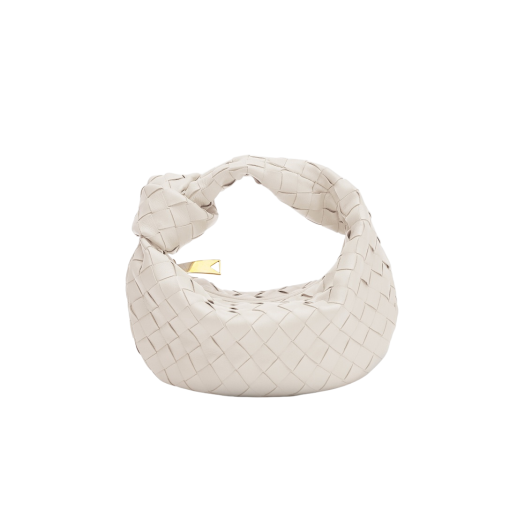 Bottega Veneta Mini Leather Jodie Chalk