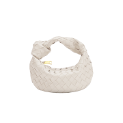 Bottega Veneta Mini Leather Jodie Chalk