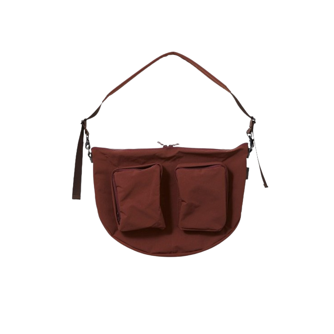 아미아칼바 타슬란 나일론 바디백 버건디(Amiacalva Taslan Nylon Body Bag Burgundy)