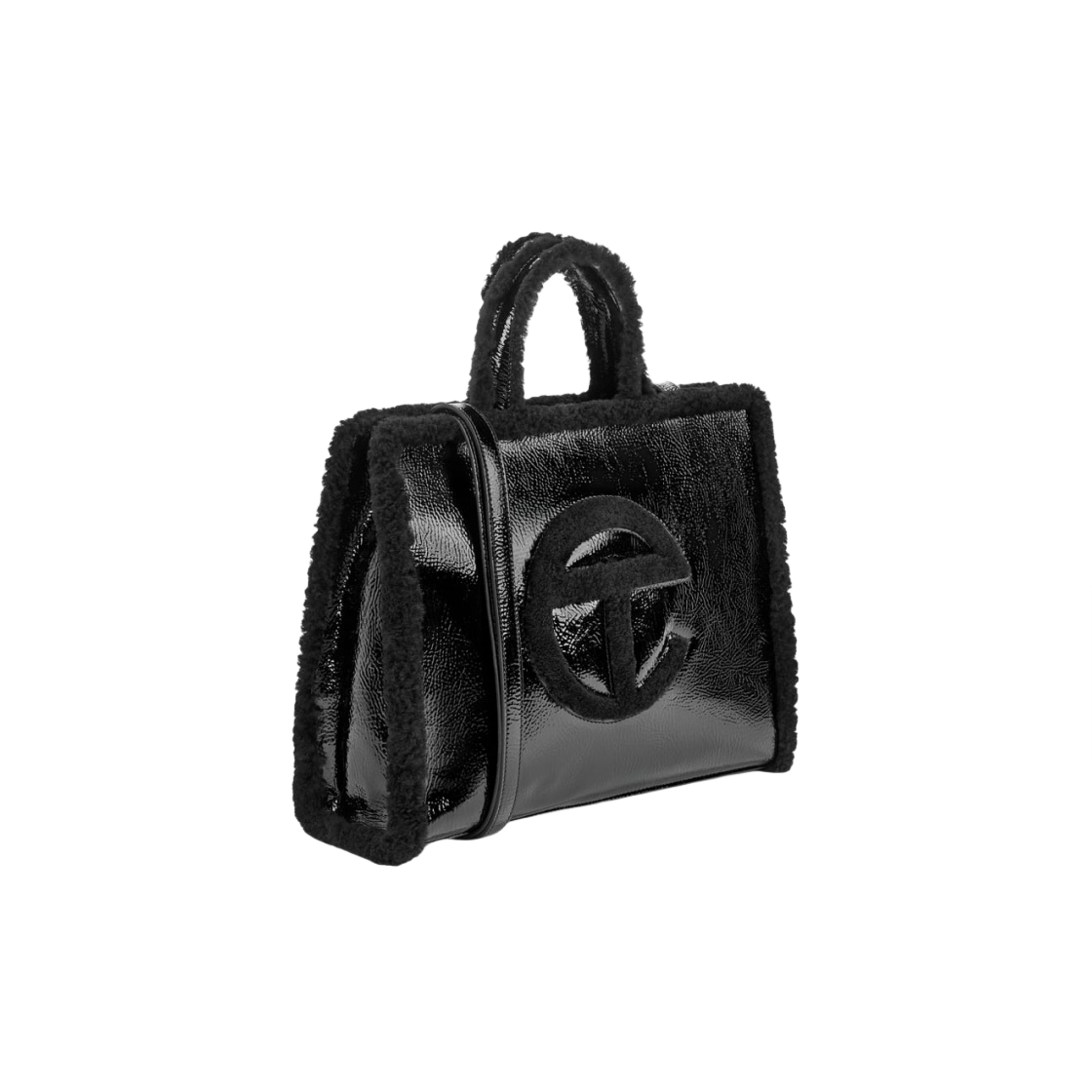 텔파 x 어그 미디움 쇼핑백 크링클 블랙(Telfar x UGG Medium Shopper Crinkle Black) - 2