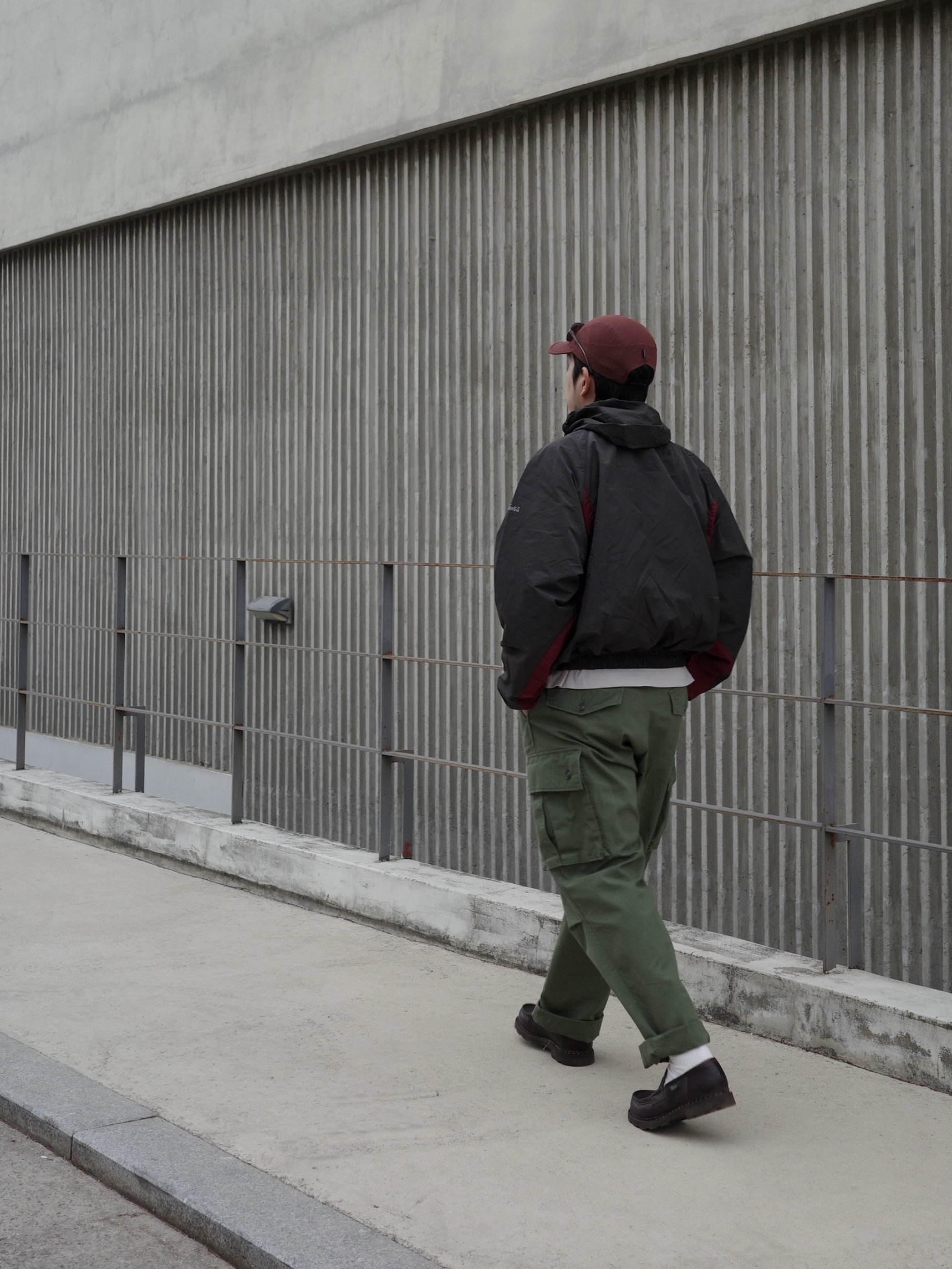 Wildthings Army Jacket Graphite 착용 스타일 - 4