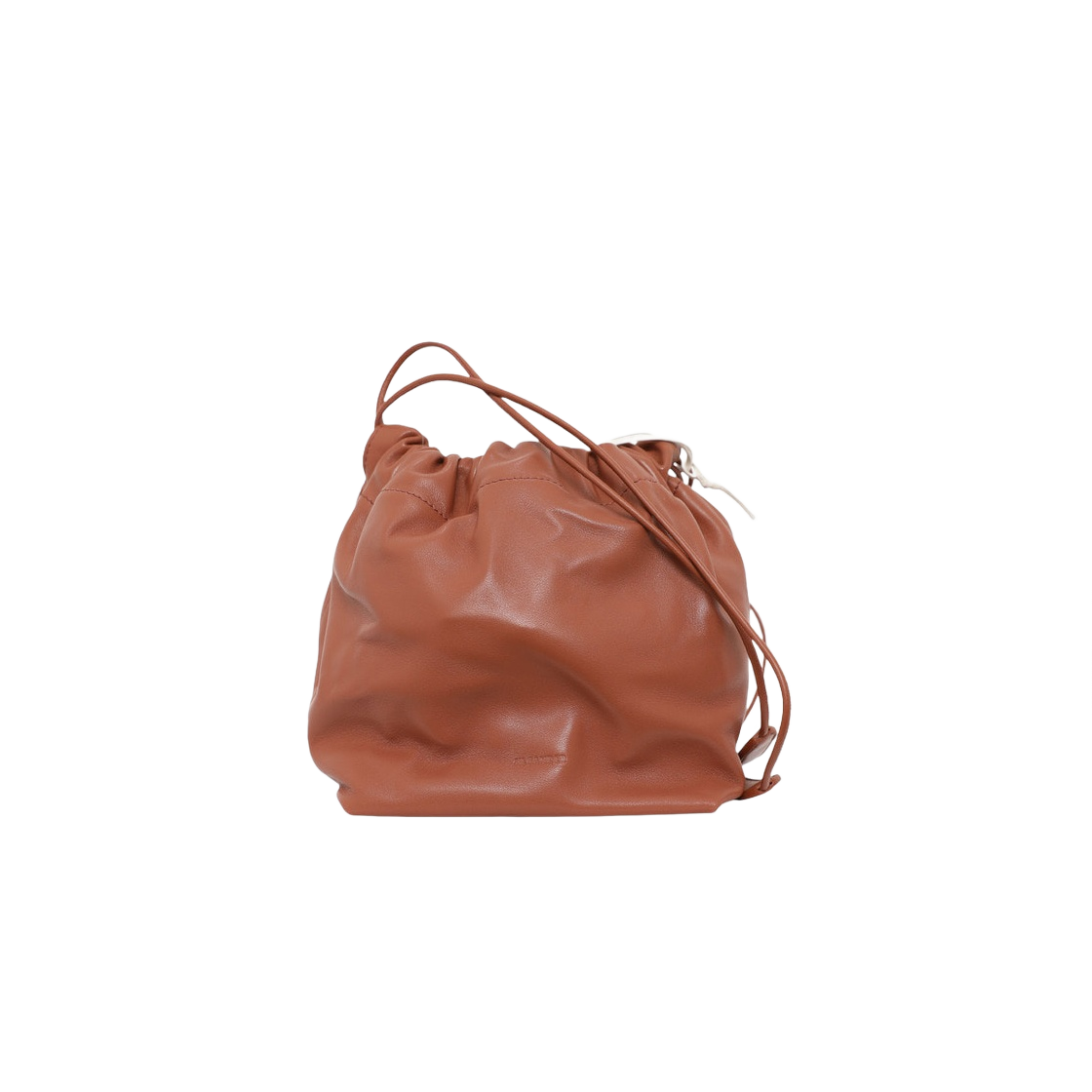 질 샌더 스몰 드로우스트링 크로스바디 브라운(Jil Sander Small Drawstring Crossbody Brown)