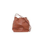 Jil Sander Small Drawstring Crossbody Brown