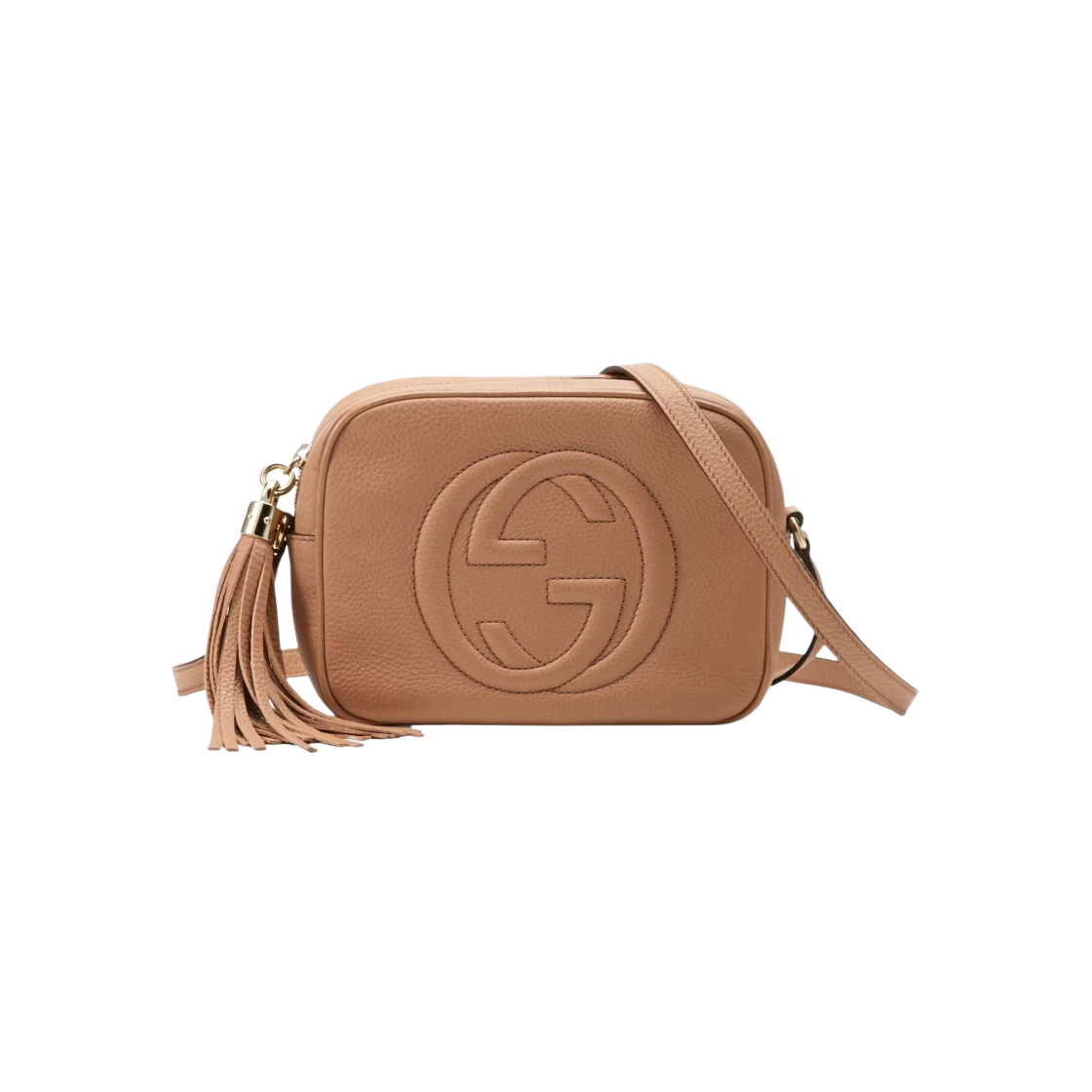308364-A7M0G-2754 Gucci Soho Small Leather Disco Bag Rose Beige - 대표 이미지 #1