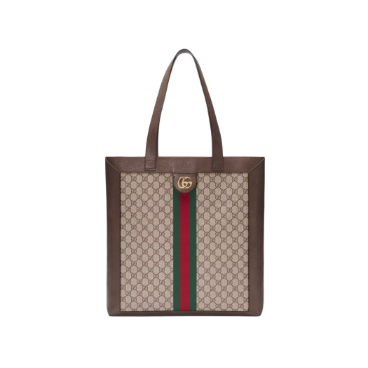 Gucci Ophidia GG Soft Large Tote Bag Beige Ebony