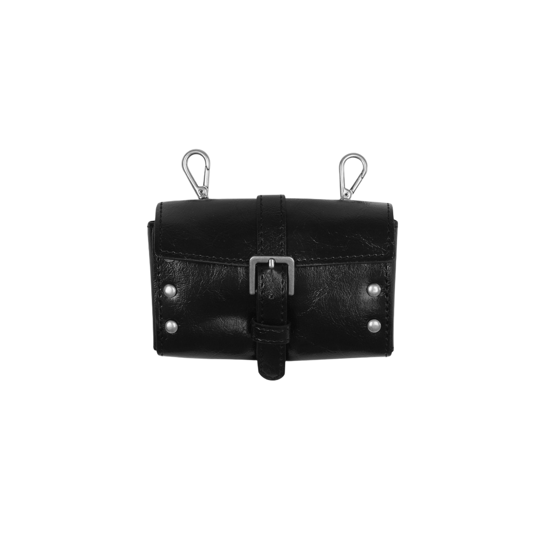 【BOHEMIAN SEOUL】STUD KEYRING MINI BAG (BLACK) 보헤미안 서울 스터드 키링 미니백 블랙 | Bohemian Seoul | KREAM