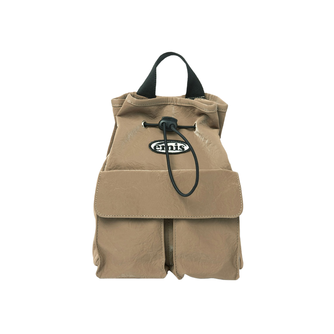 EMIS★韓国大人気 MINI WAPPEN POCKET BACKPACK (RENEWAL) MINI WAPPEN POCKET BACKPACK (RENEWAL)-BLACK - EMIS