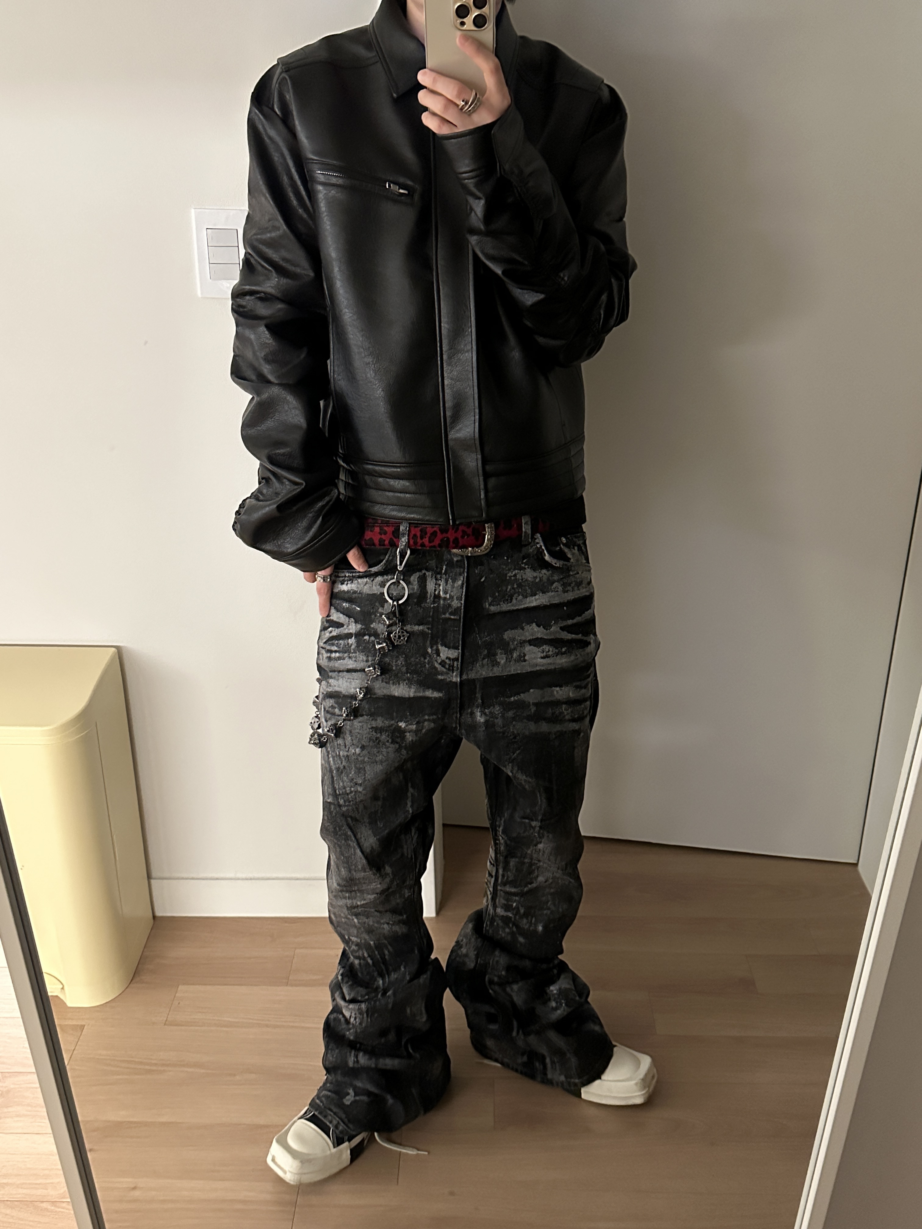 Converse x Drkshdw Turbodrk Chuck 70 Hi Black 착용 스타일 - 6