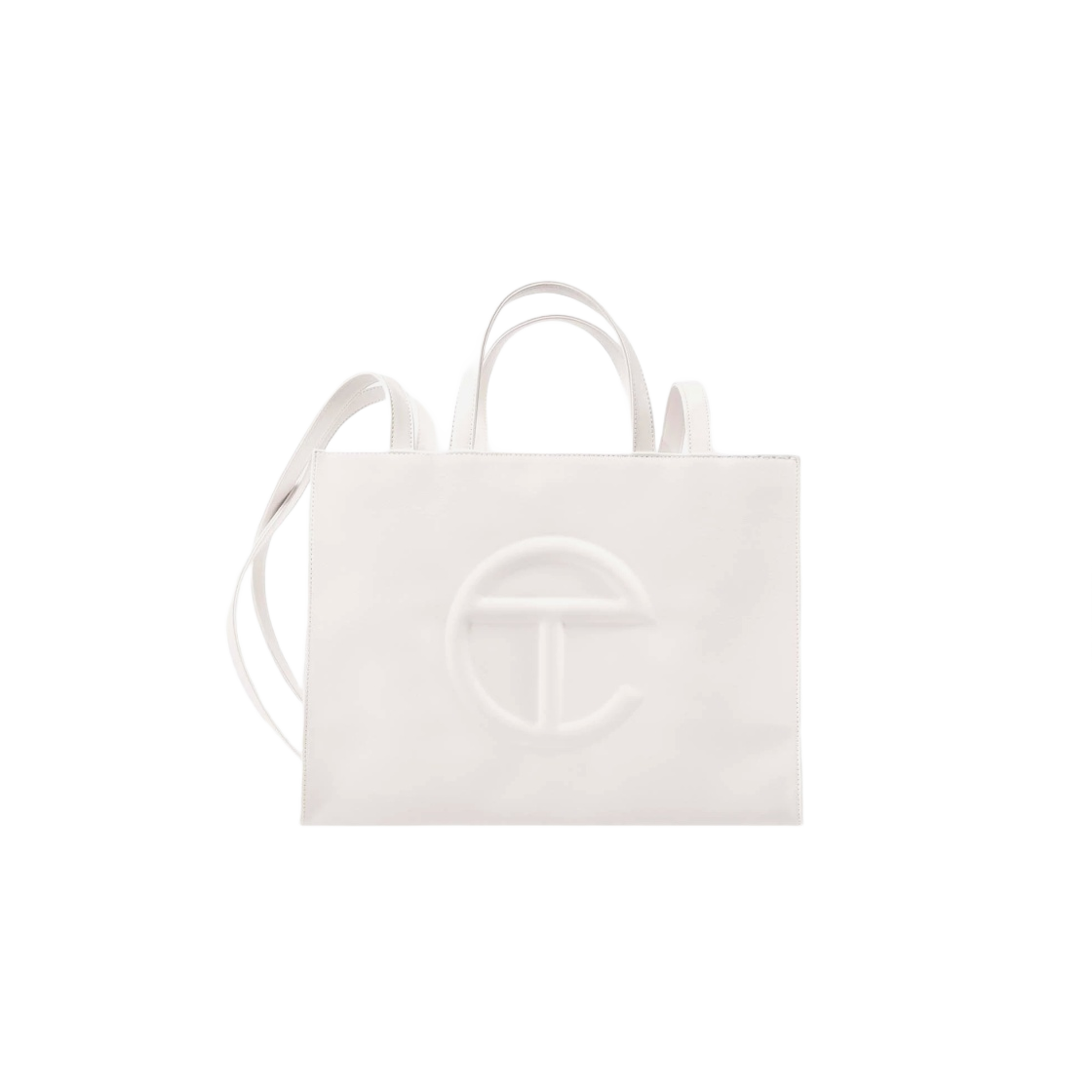 텔파 미디움 쇼핑백 화이트(Telfar Medium Shopping Bag White)