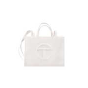Telfar Medium Shopping Bag White