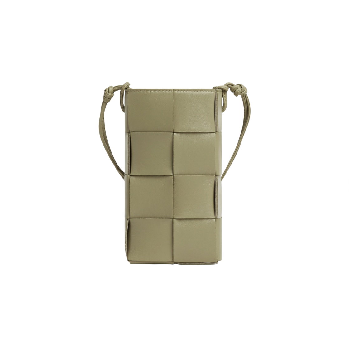 730541VCQC42916 Bottega Veneta Mini Cassette Crossbody Bag Travertine