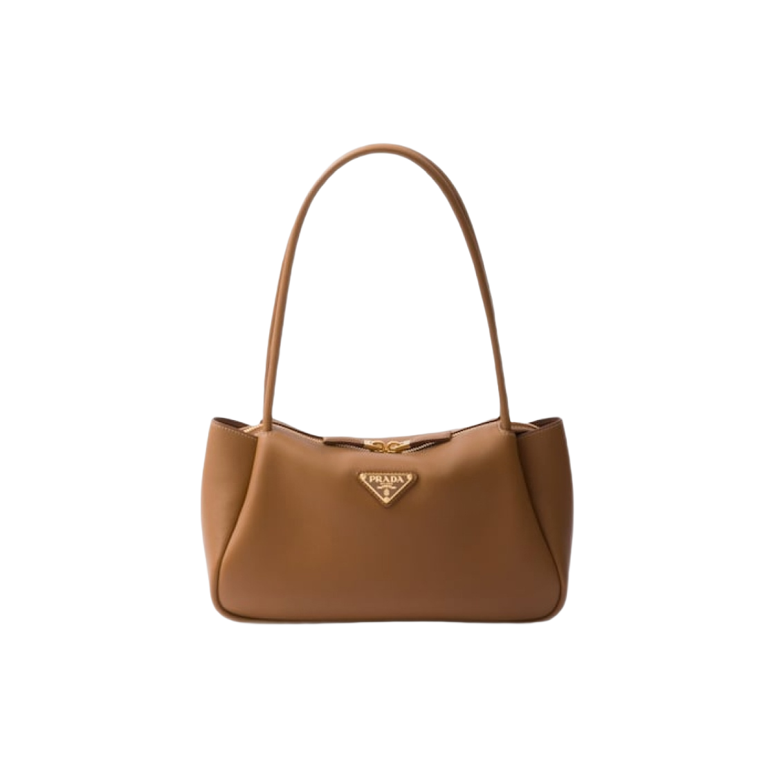 프라다 미디움 레더 핸드백 카라멜(Prada Medium Leather Handbag Caramel) - 1