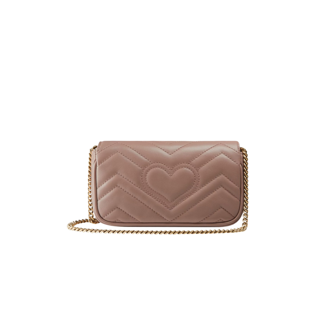 476433-DTDCT-5729 Gucci GG Marmont Matelasse Super Mini Bag Dusty Pink - #2