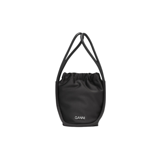 Ganni Knot Mini Purse Bag Black