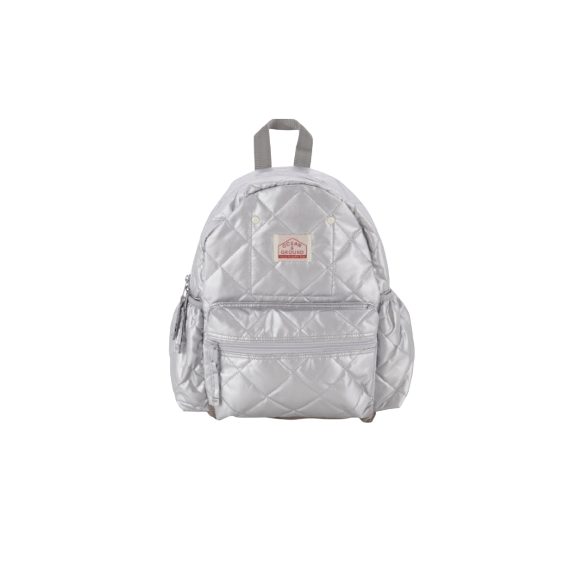 (키즈) 오션 & 그라운드 데이백 퀼트 실버((Kids) Ocean & Ground Daypack Quilt SIlver)