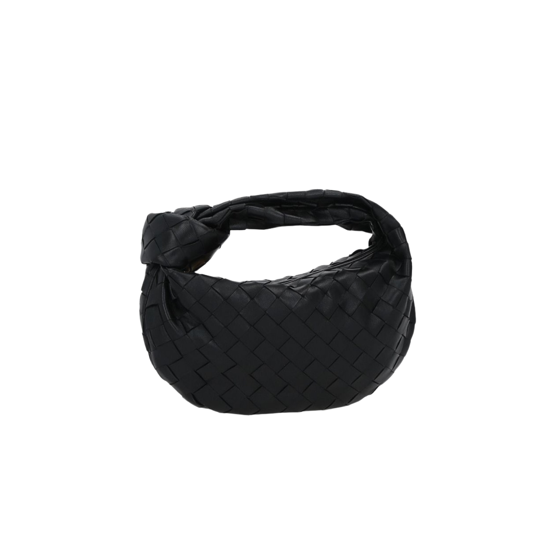 보테가 베네타 미니 레더 조디백 블랙 골드(Bottega Veneta Mini Leather Jodie Black Gold)