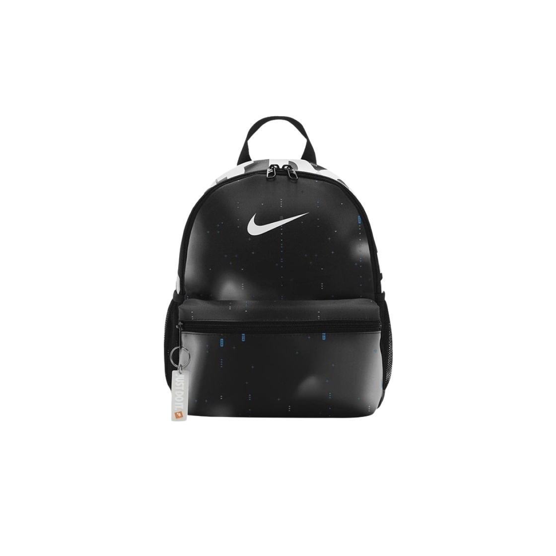 (키즈) 나이키 브라질리아 JDI 미니 백팩 11L 블랙 화이트((Kids) Nike Brasilia JDI MIni Backpack 11L Black White) - 1