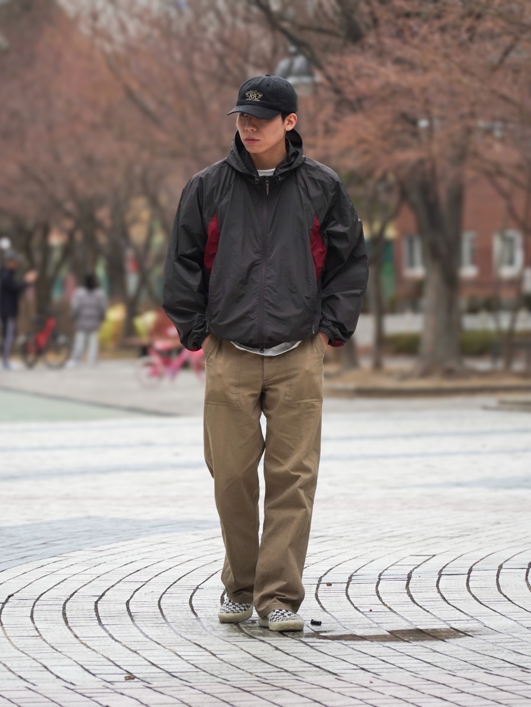 Wildthings Army Jacket Graphite 착용 스타일 - 2